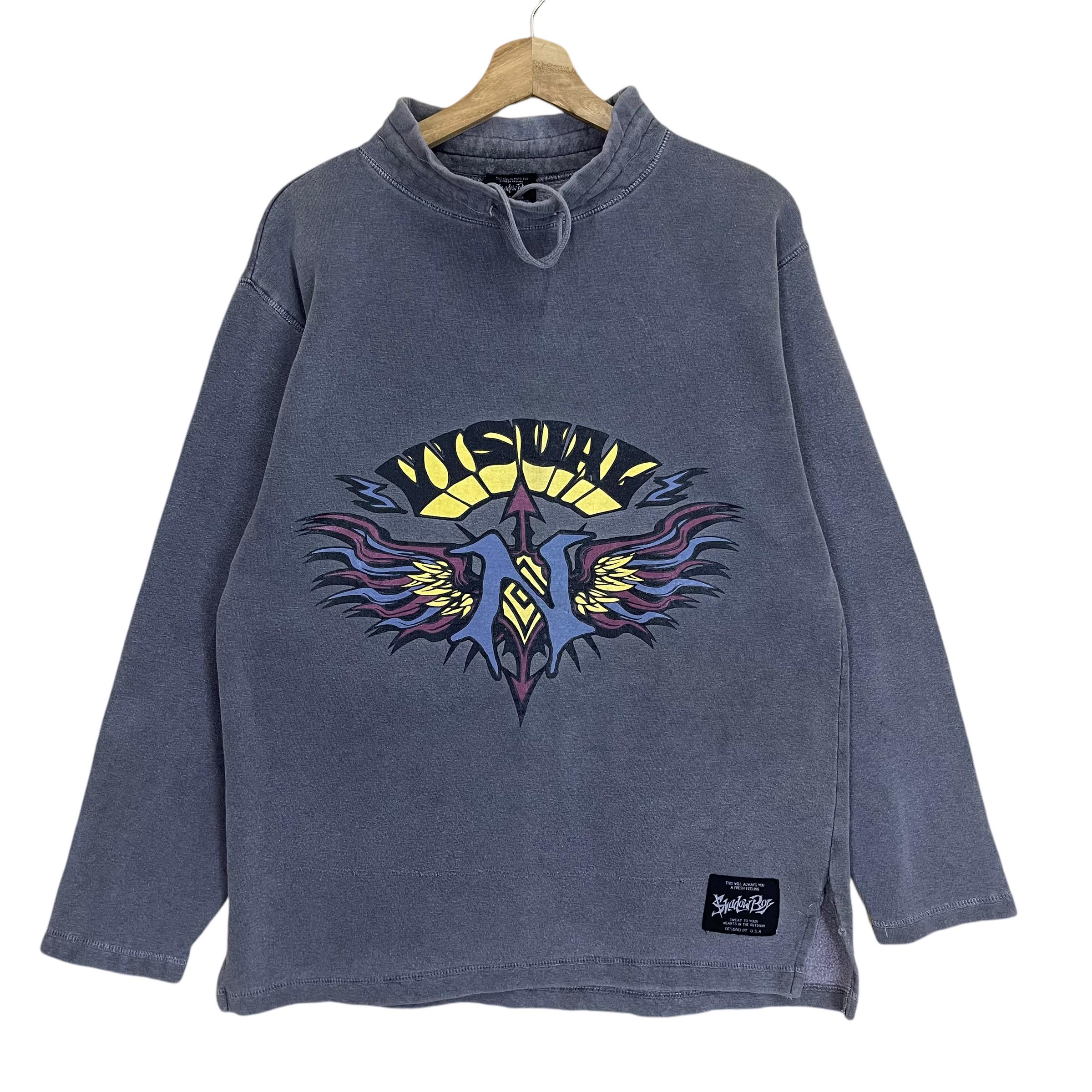 PICK!! Vintage 90s Shadowboys Turtleneck Sweatshirt Shadowboys