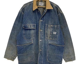 80s BIG JOHN SPIRIT XXX DENIM 先染めブラック XXXX-EXTRA Denim Jacket | BIG JOHN | 100% Natural Indigo