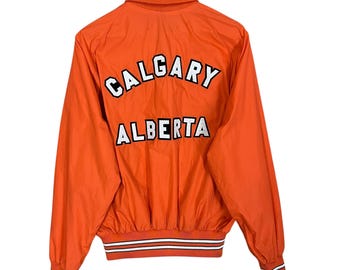¡Elige! Chaqueta Marty Kernaghan de nailon de 1985, talla M