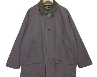 Vintage Banana Republic Workwear Jacket M 90s Barn Coat Chore Blue
