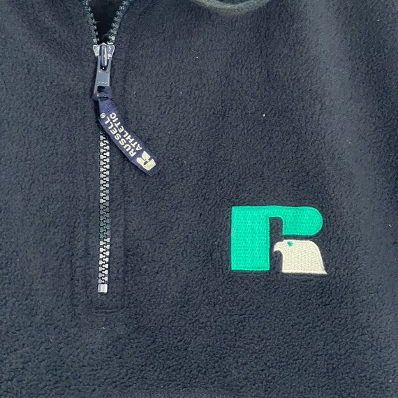 Pick!!Vintage 90’s Russell Athletic Halfzip Fleec… - image 5