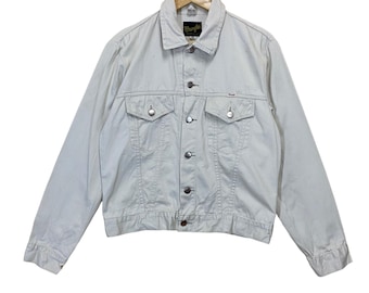 Pick!! Vintage 80s Wrangler Trucker Jacket Wrangler Jacket Jeans Wrangler Trucker Jacket Size S