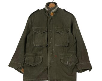Vintage Alpha Industries M-65 Military Field Jacket - Scovill