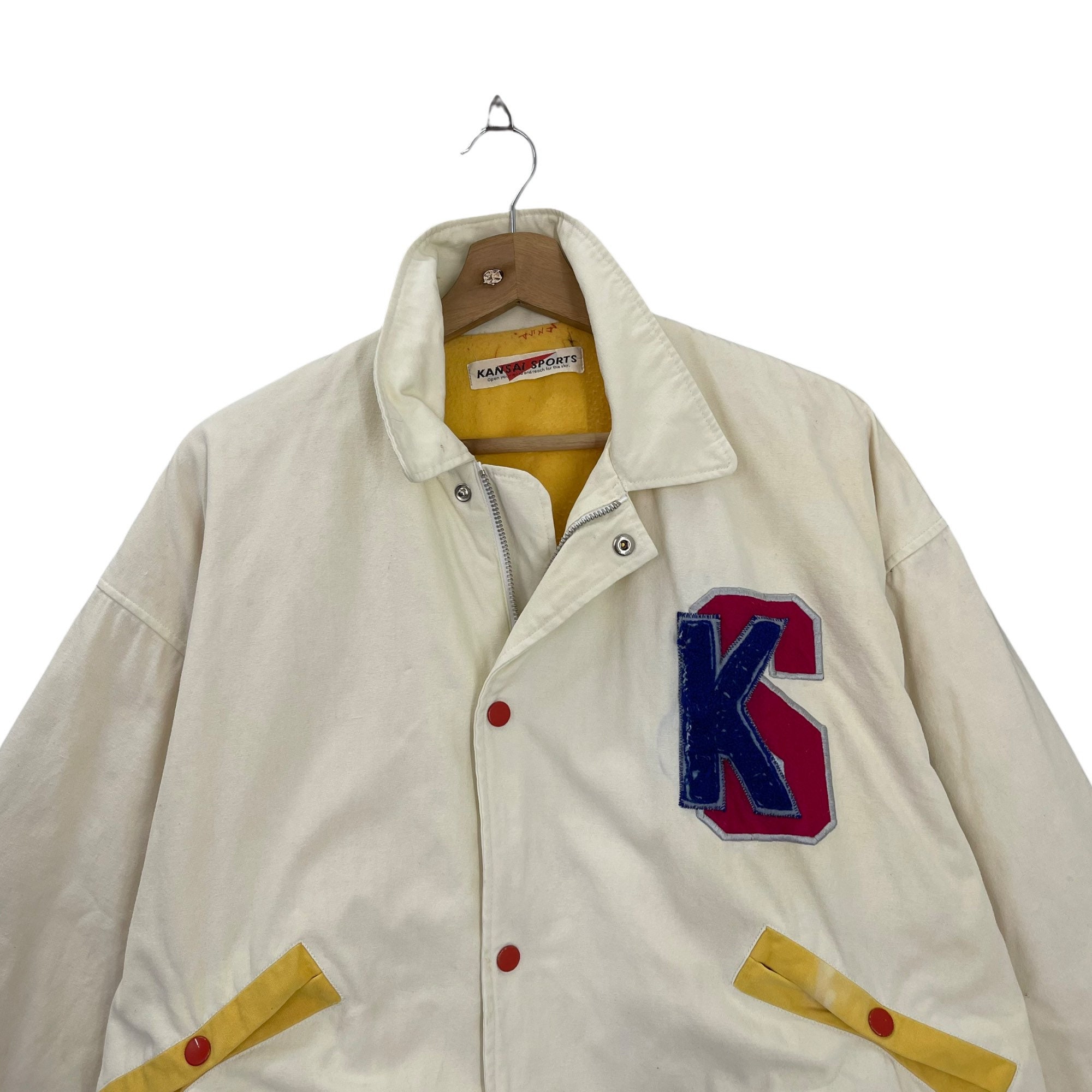 Pick!! Vintage Kansai Sport Zipper Jacket Kansai Sport Bomber