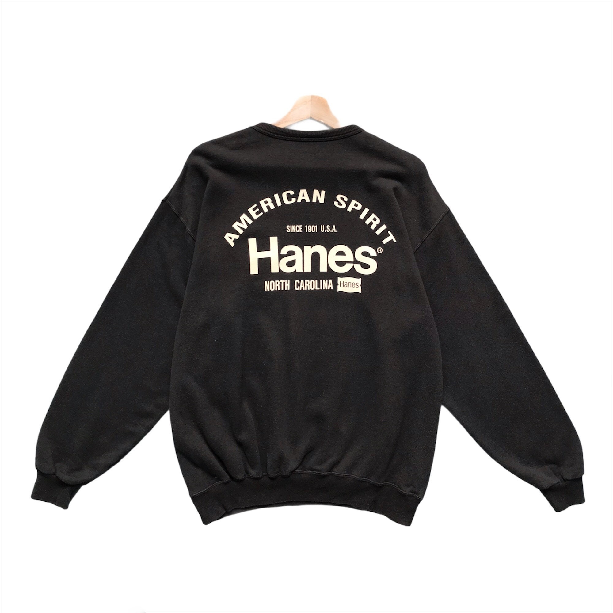 black hanes crewneck