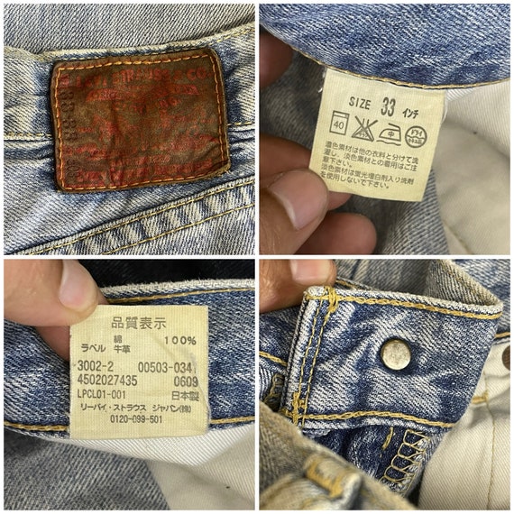 90s〜00s Levi's 503 32x28 Vintage 90s Levis 503 Denim Faded Blue Jeans 1990s Levis 503