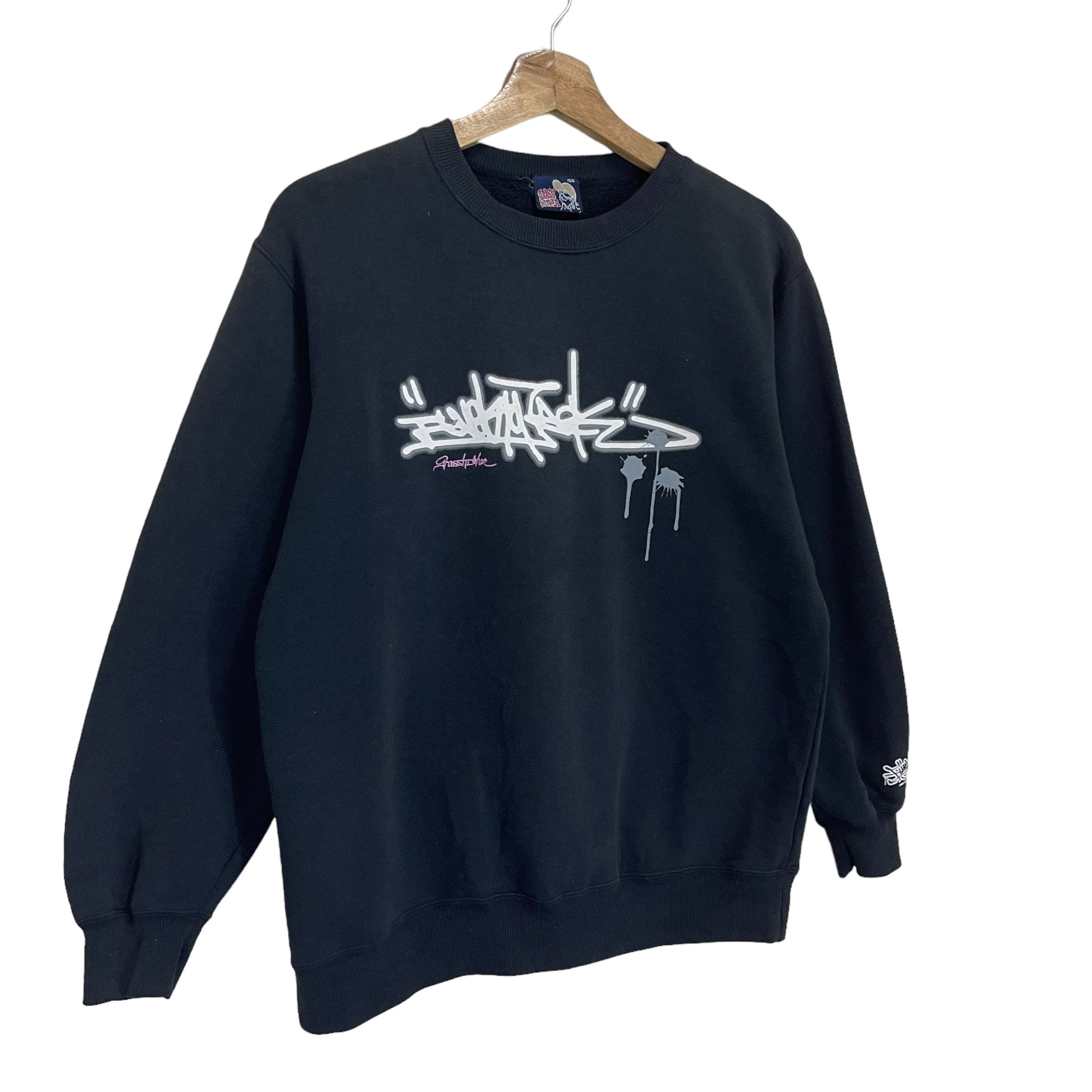スウェット・トレーナー SATUR [Park Gyu-young PICK] Classic Logo Sweatshirt Black Pi sp-043-black-front_grande.jpg?