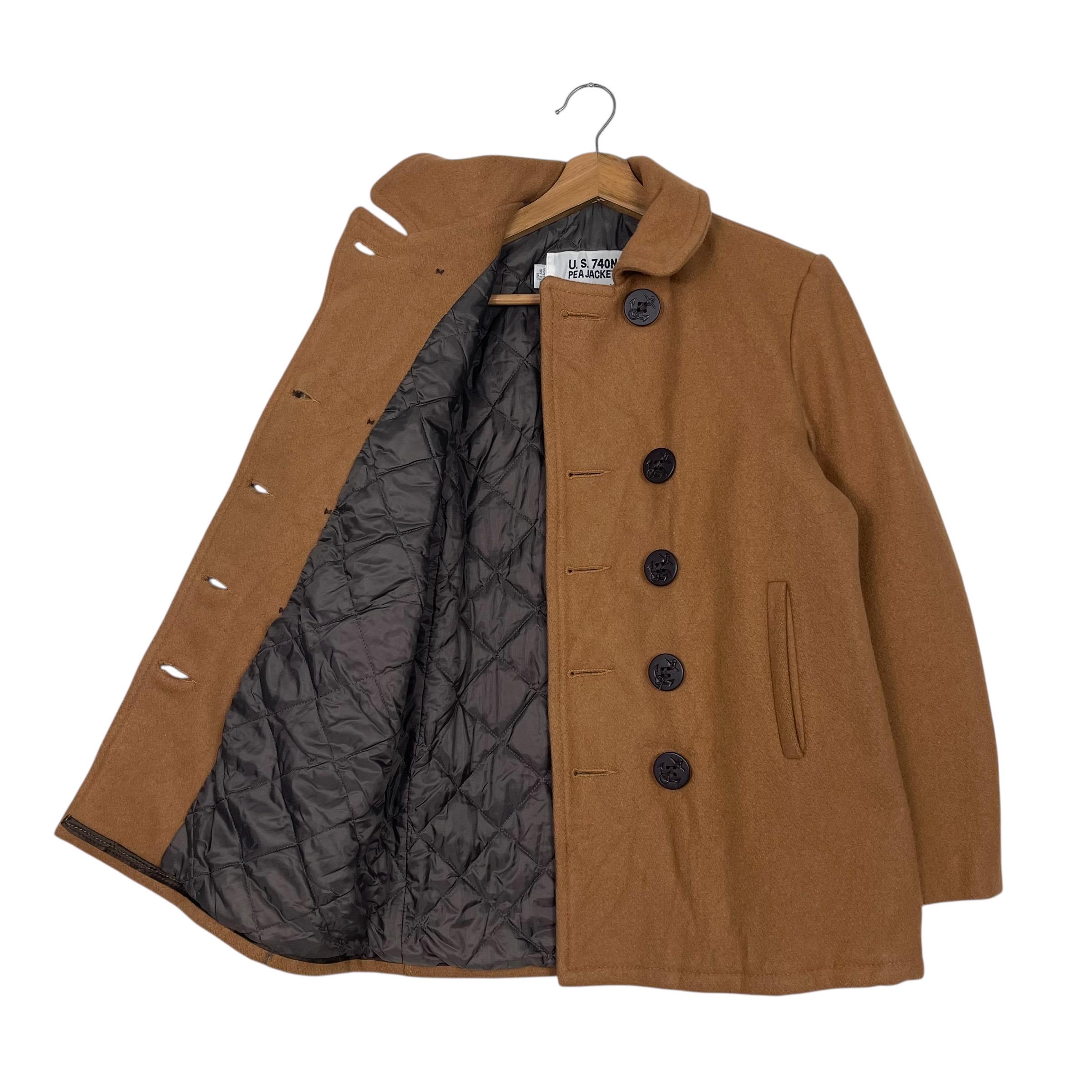 PICK!! Vintage Schott U.S 740N Peacoat Wool Button Jacket Size