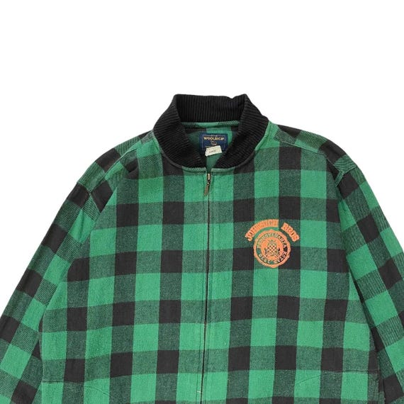 Pick!! Vintage 90s WOOLRICH Zipper Jacket Woolrich Plaid Zipper