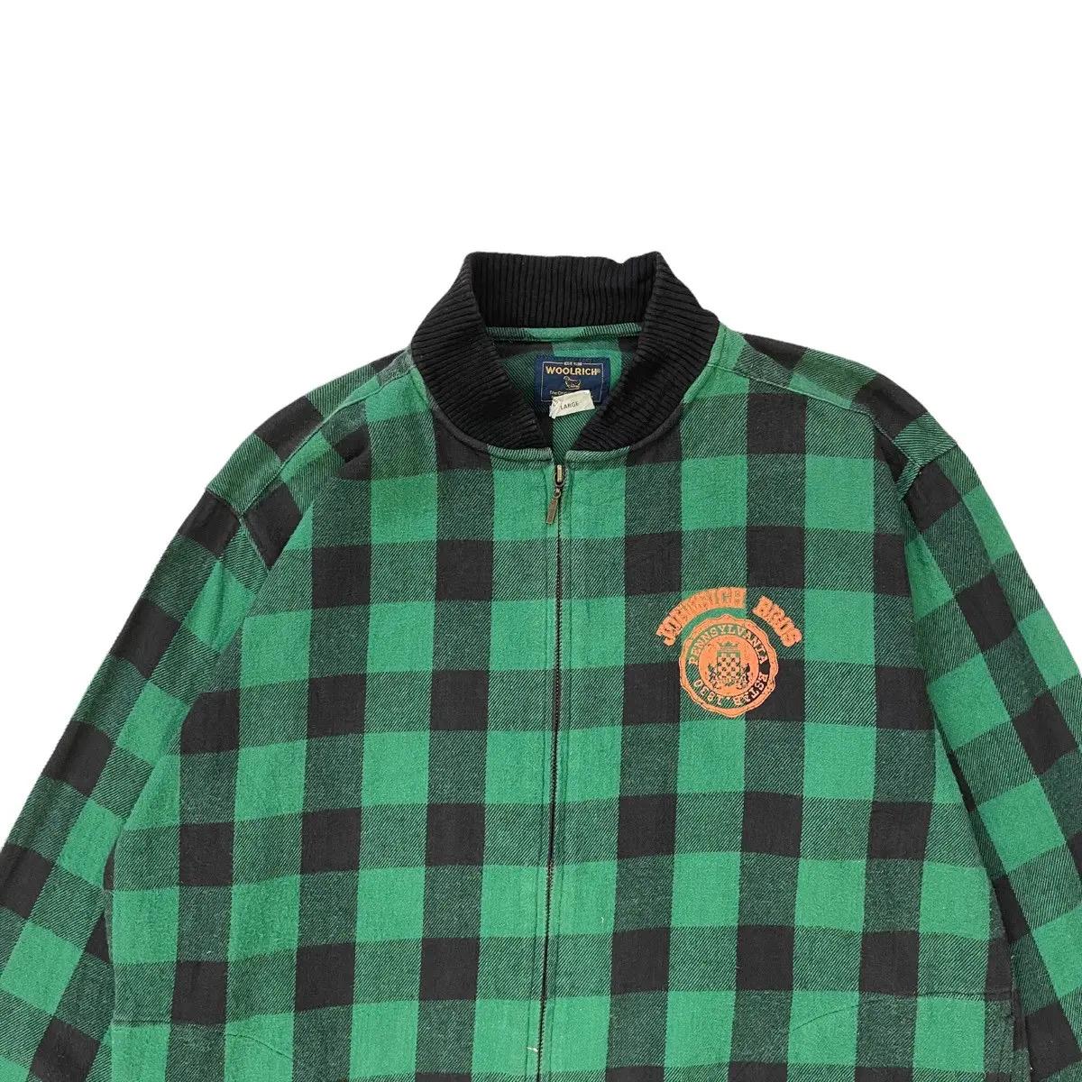 ジャケット・アウター Woorich side zipdown archive 00s Pick!! Vintage 90s WOOLRICH Zipper Jacket Woolrich Plaid Zipper