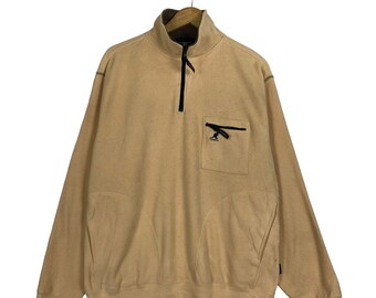 Pick!! Vintage Kangol Small Logo Halfzip Fleece Kangol Fleece Kangol Halfzip Fleece Size M