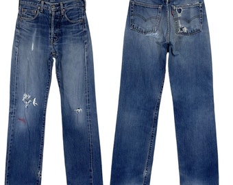 W33 Vintage 60/70s Levis 501 Big E Redline #6 Selvedge Jeans - Etsy