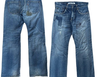 PICK!! Edwin Exclusive Vintage Model XV Distressed Flare Jeans Edwin XV Flare Jeans 30x29.5