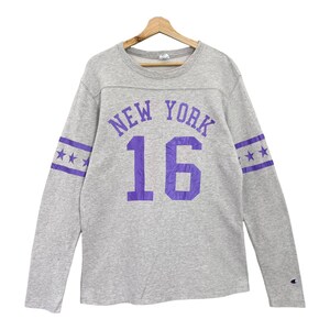 Pick!! Vintage 90s Champion New York Longsleeve Tee Champion New York Tee Champion Big Logo Tshirt Size M