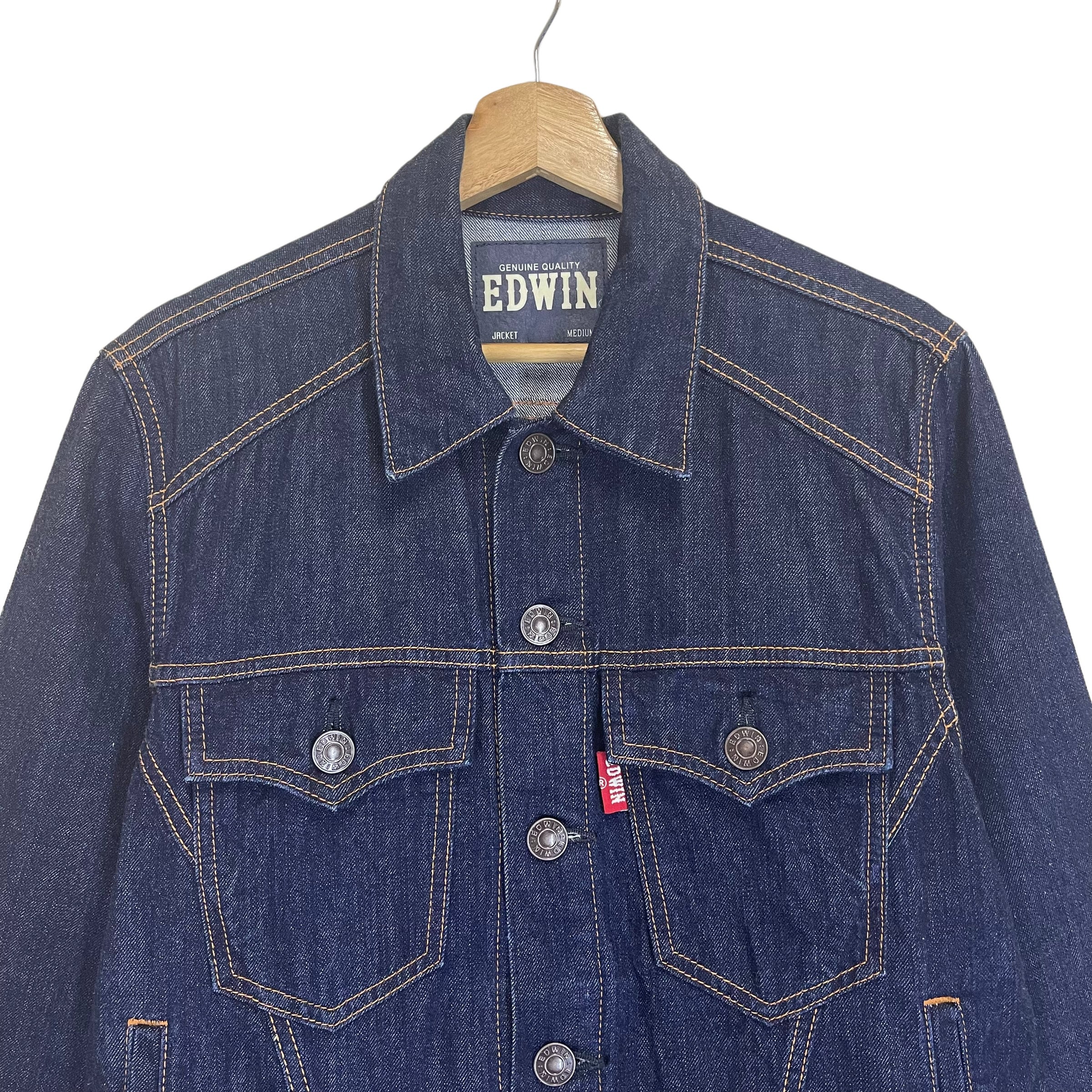 PICK!! Vintage Edwin Trucker Denim Jacket Edwin Denim Jacket Edwin