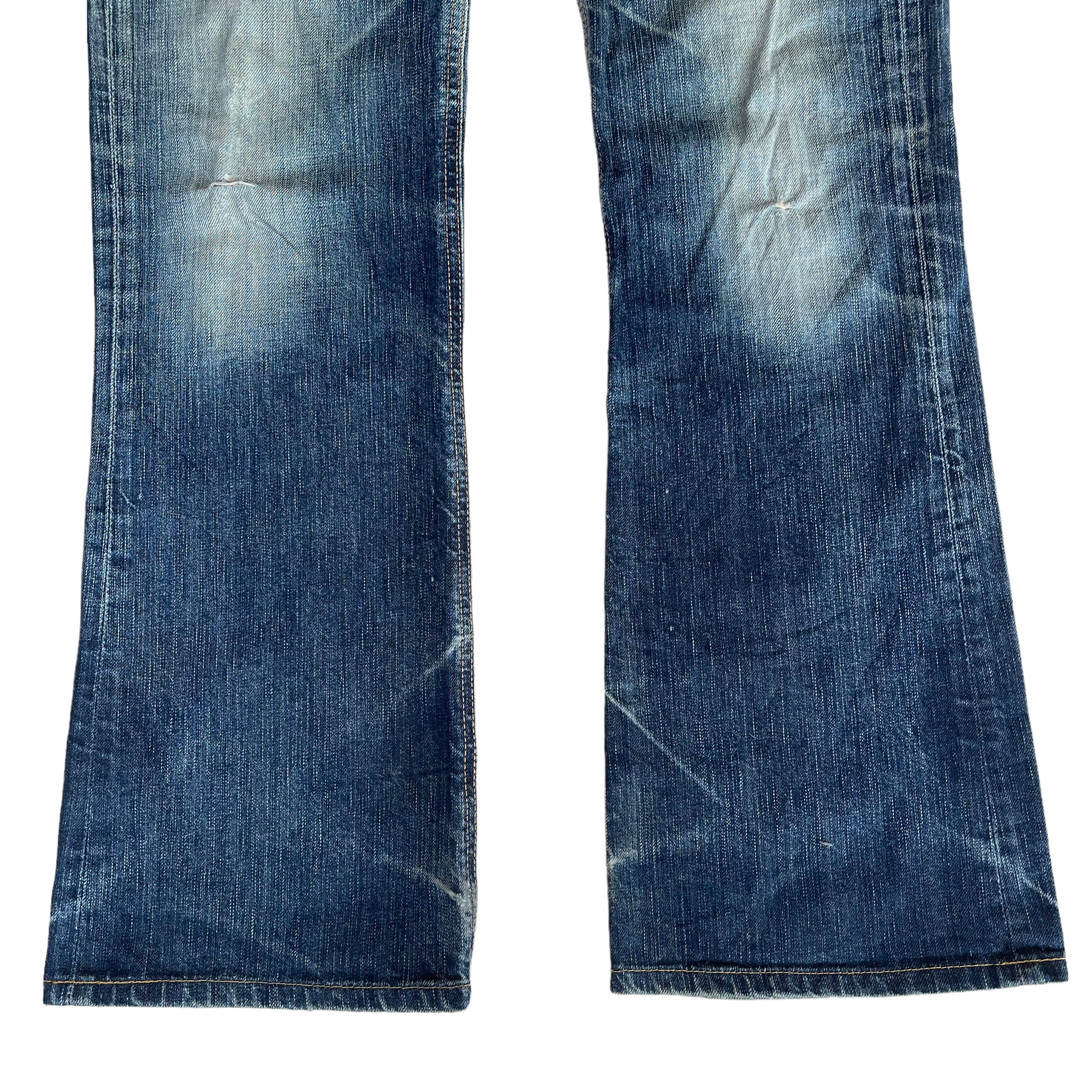 PICK!! Vintage Edwin 511 RV Rebel Vintage Distressed Denim Jeans 