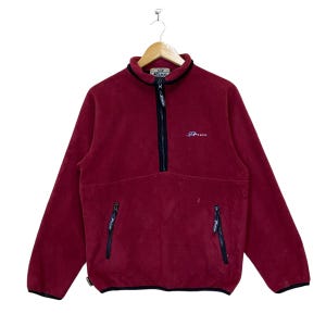 PICK!! Vintage Piko Surf Hawaiian Longboard Wear Halfzip Fleece Piko Surf Fleece Piko Surf Small Logo Half Zipper Fleece Size M