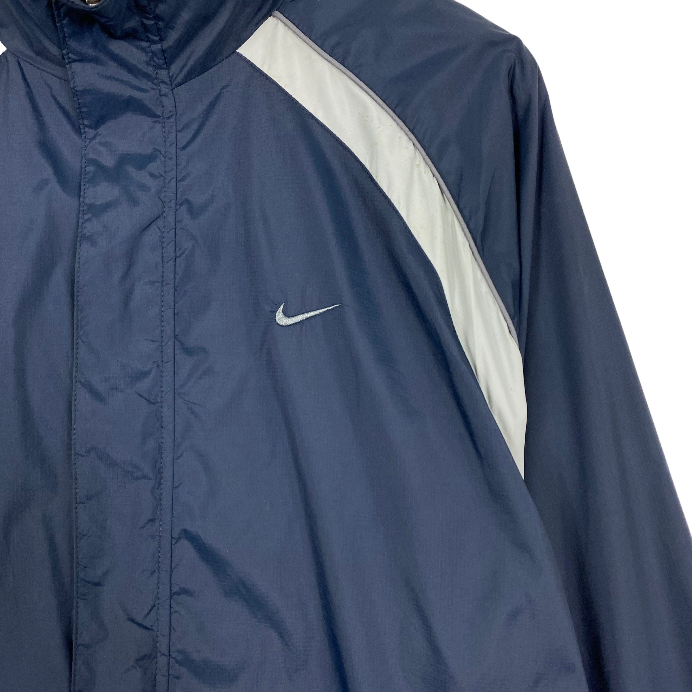 Buy Pick!! Vintage 90s Nike Small Logo Windbreaker Zipper Jacket