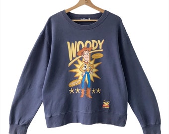 Wybierz!! Bluza z okrągłym dekoltem w stylu vintage z lat 90. z szeryfem Woodym i Pride, sweter z szeryfem Woodym i Pride, bluza z okrągłym dekoltem i dużym logo Woody'ego, rozmiar M