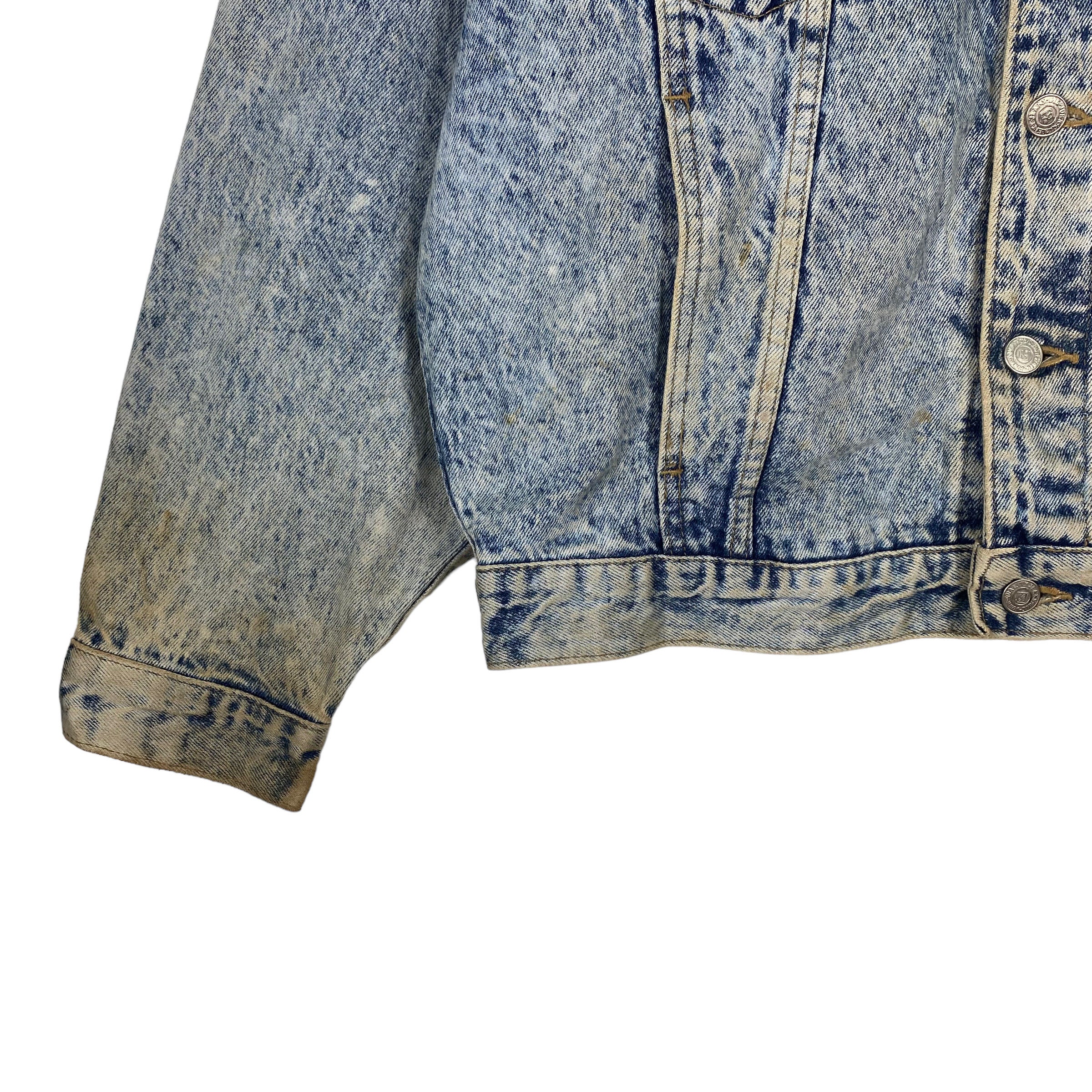 Pick!! Vintage 90s Big John Acid Wash Denim Jacket Big John Denim