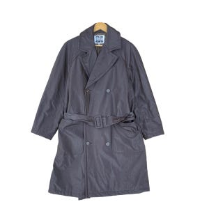 Vintage 90s Iceberg Jeans Waxed Long Coat Iceberg Waxed Jacket Size M