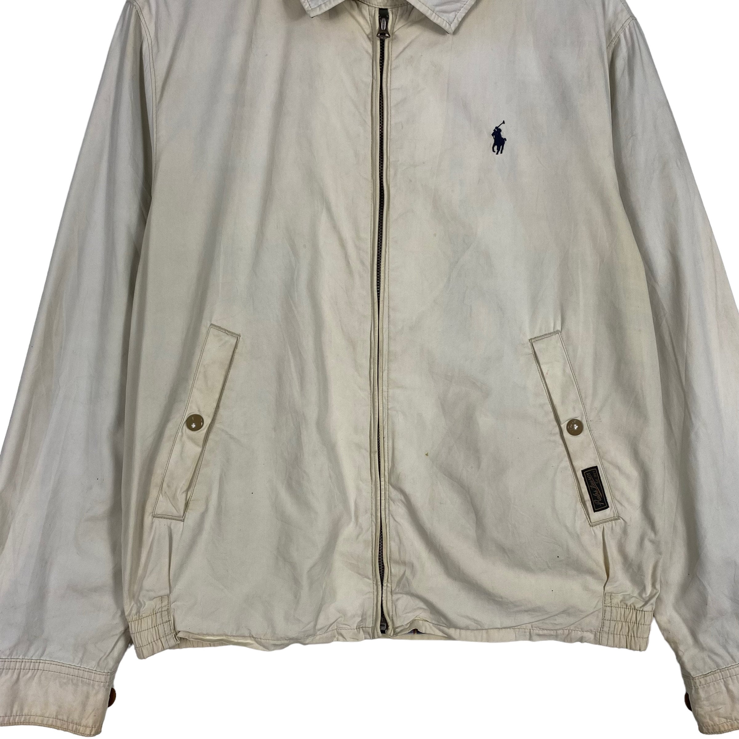 ジャケット・アウター Ralph Lauren vintage coat Vintage Polo Ralph Lauren Lined Cotton Work Jacket Coat Size
