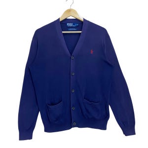雰囲気抜群”90s POLO RALPH LAUREN cardigan y2k Vintage Polo Ralph Lauren Cardigan Men's Luxury Y2K Long