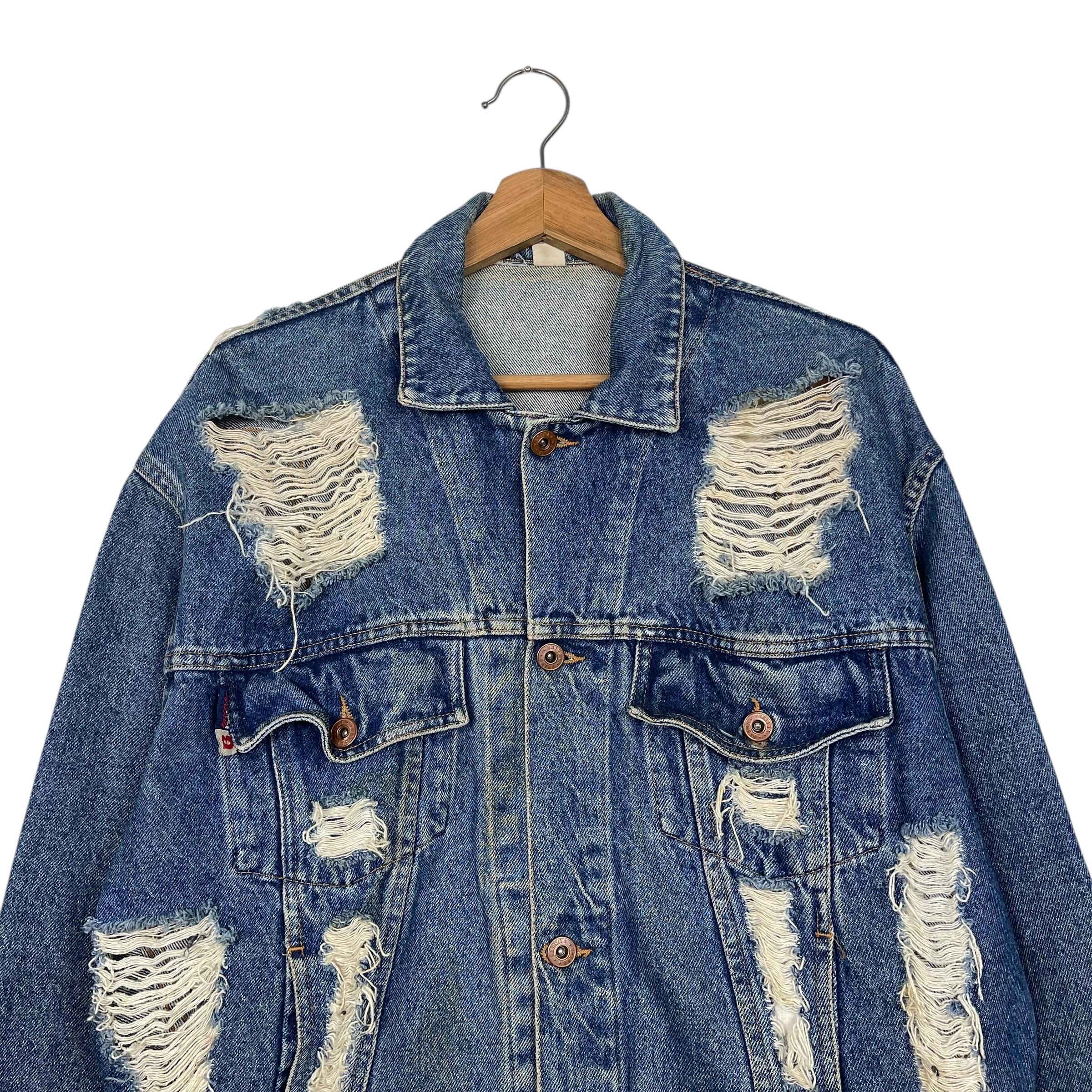 BRINA Jeans Punk Crush Denim Jacket Brina Jeans Distressed