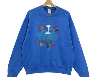 Pick!! Vintage 90s Northern BC Winter Games Dawson Creek 1998 Crewneck Sweatshirt Winter Games Big Logo Printed Crewneck Sweatshirt Size L