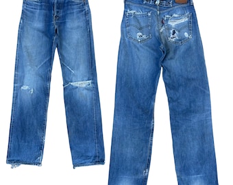 Vintage Levis 702 Denim Jeans Vintage Levis Faded Denim