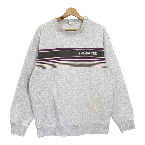 Pickvintage 90s Hang Ten Crewneck Sweatshirt Hang Ten Sweater Hang