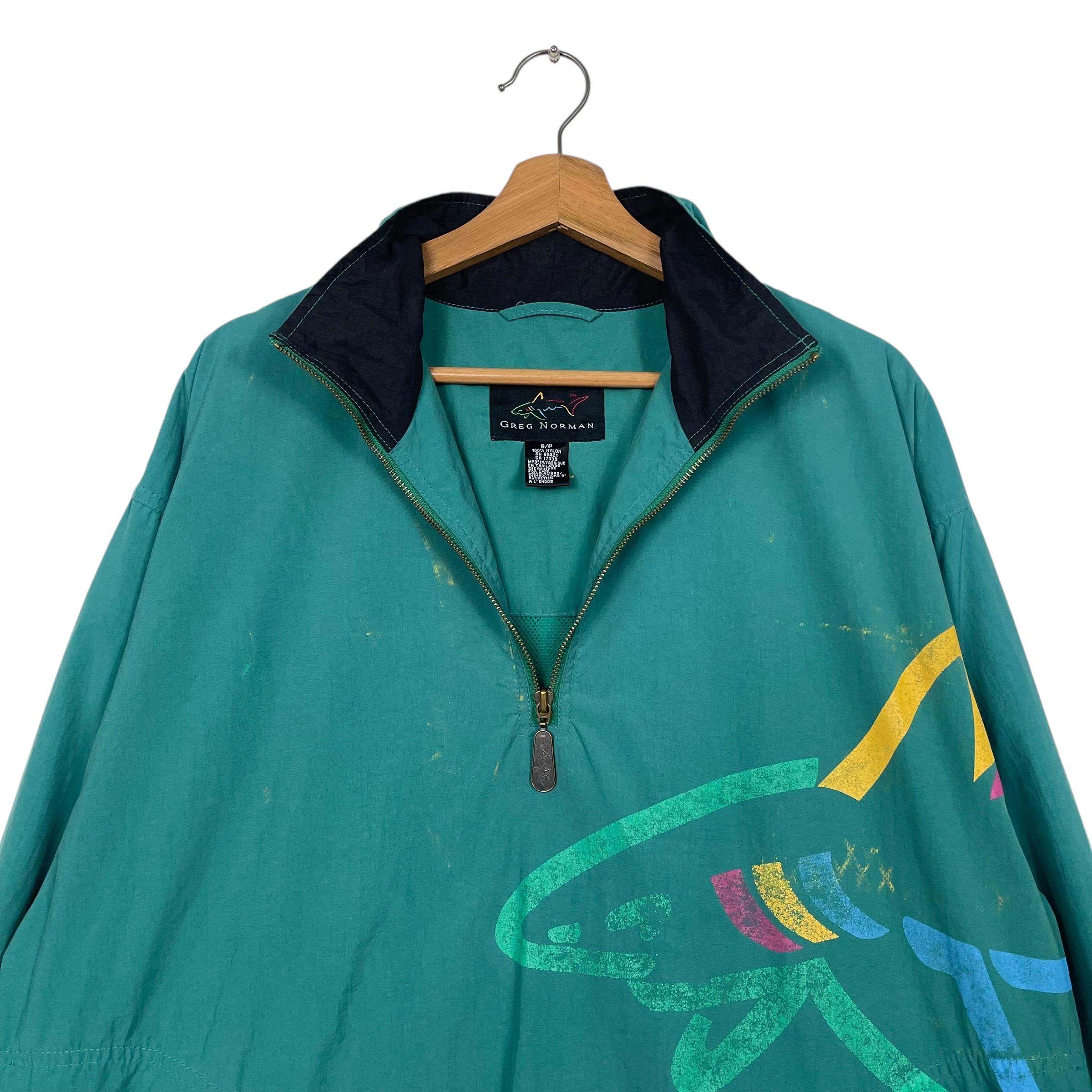 Vintage 90s Greg Norman Surfing Halfzip Light Jacket Greg Norman