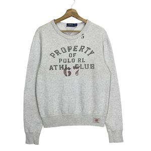 PICK!! Polo Ralph Lauren Property of Polo RL Big Logo Crewneck Sweatshirt Ralph Lauren Sweater Polo Ralph Lauren Crewneck Sweatshirt Size S