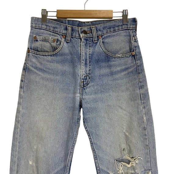 PICK!! Vintage Levi's 505 Zipper Fly Made in Usa Distressed Levi's