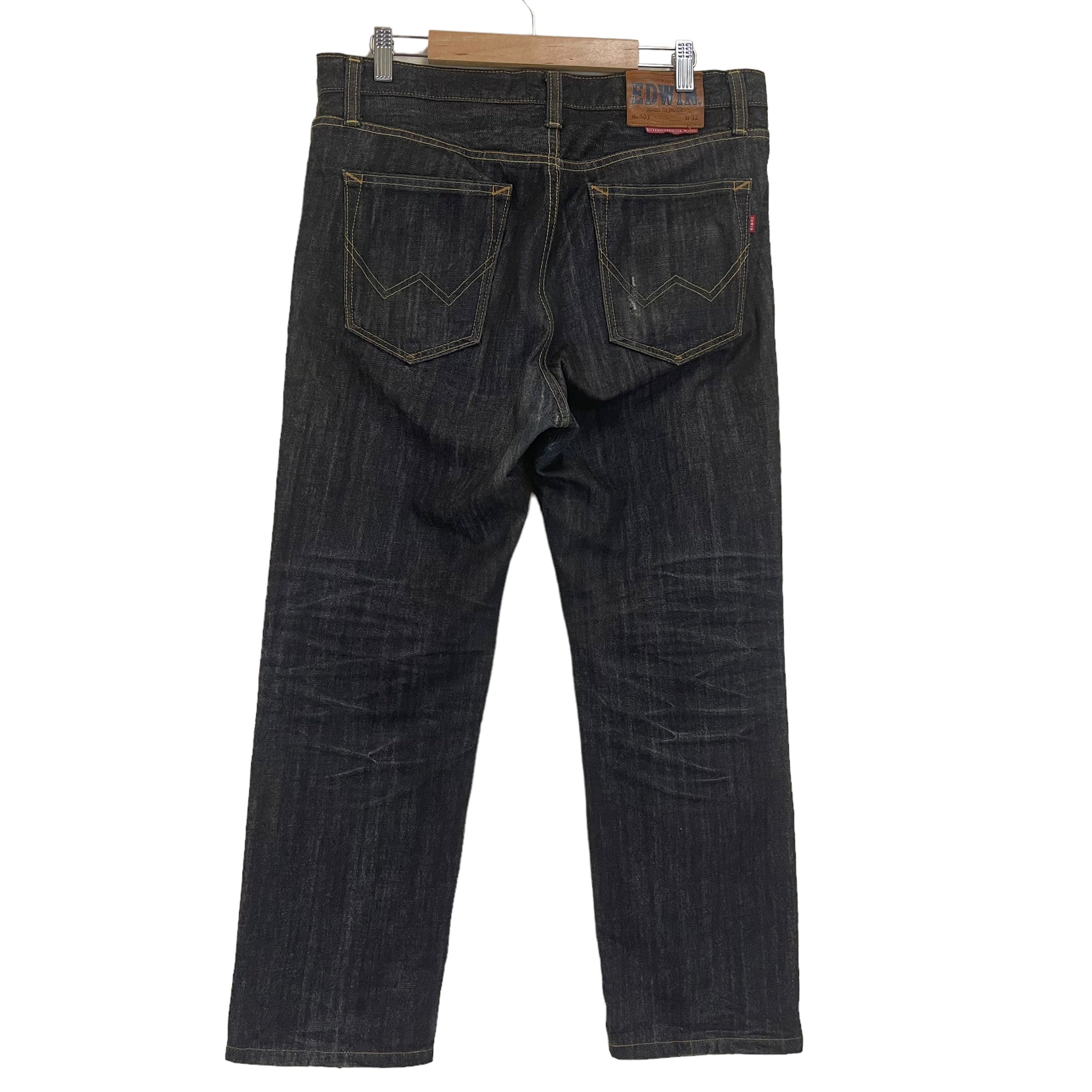 PICK!! Vintage Edwin 403 Made in Japan Distressed Denim Jeans