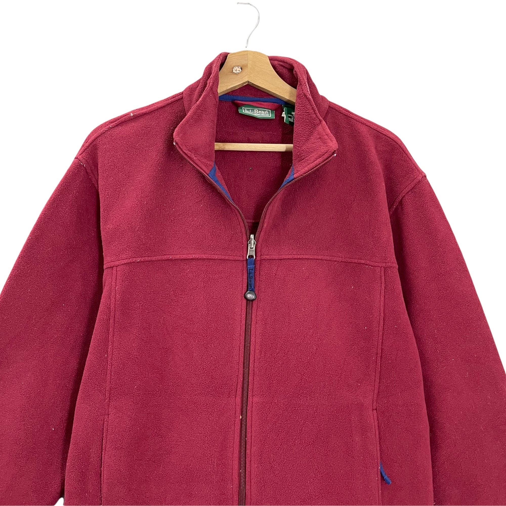 Pick Vintage 90s LL Bean Fullzip Fleece LL Bean Sweater LL Bean Zipper