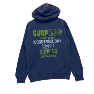 PICK!! Vintage Cru Surfing Club Pullover Hoodies Cru Surf Sweater Cru Surfing Big Logo Crewneck Sweatshirt Size M
