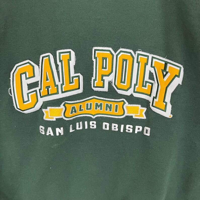 Vintage Cal Poly Alumni San Luis Obispo Crewneck Sweatshirt Cal Poly ...