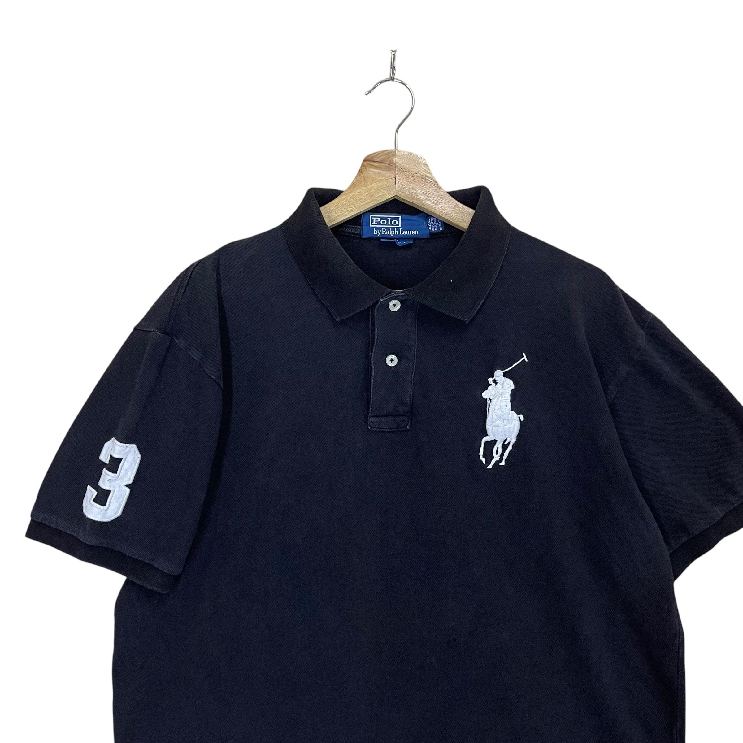 【90s】ラルフローレン ビッグポニー ポロシャツ クリックポスト185円も可】Near-Deadstock 90s PoloRalphlauren ポロ