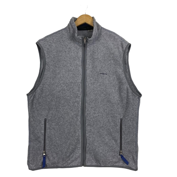 Vintage 90s Patagonia Small Logo Zipper Vest Fleece Patagonia Vest