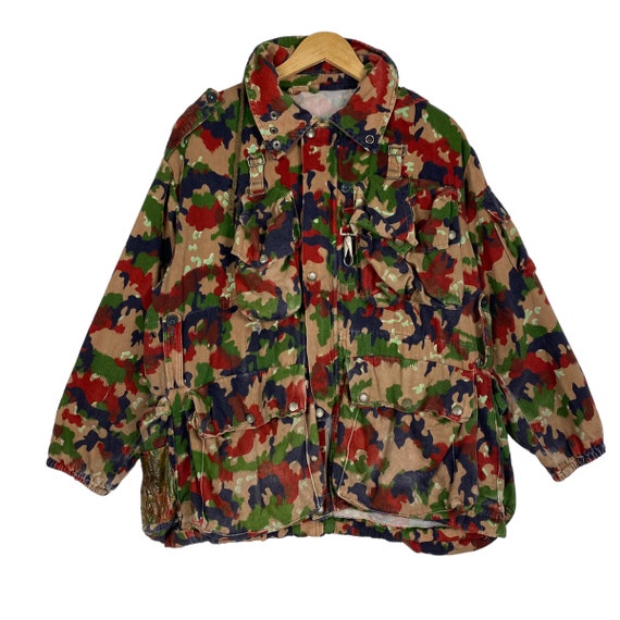 Pick!! Vintage 60s/70s Swiss Army Combat Heavyweight Jacket M83
