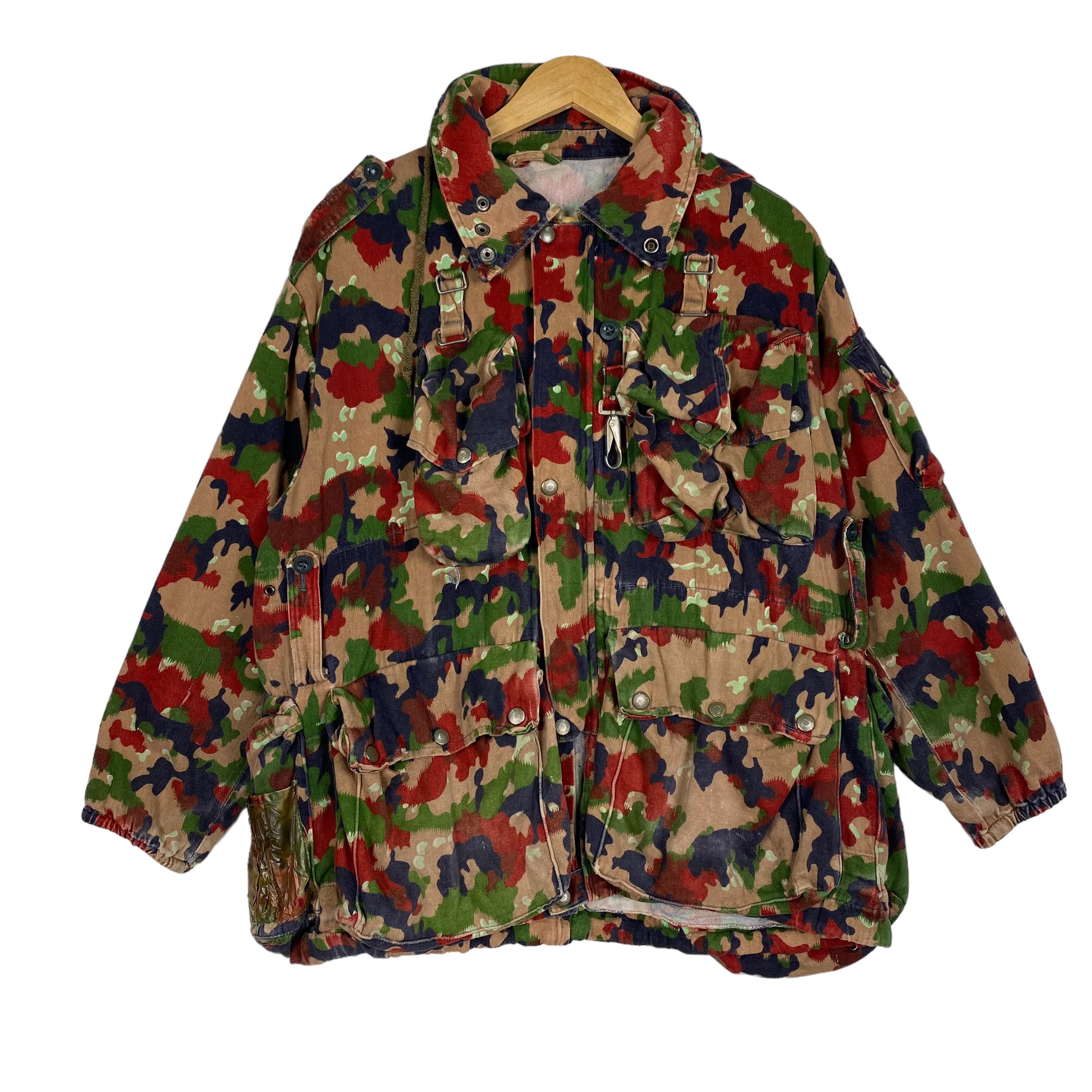 Pick!! Vintage 60s/70s Swiss Army Combat Heavyweight Jacket M83