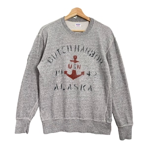 Pick!! Vintage 90s Dutch Harbor Alaska Crewneck Sweatshirt Dutch Harbor Alaska Big Logo Sweatshirt Size S