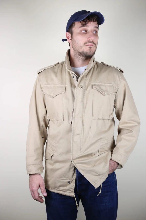 Pick!! Vintage 80s Alpha Industries M65 Field Jacket Alpha