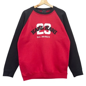 PICK!! Vintage 90’s Karl Kani Crewneck Sweatshirt Karl Kani Sweater Karl Kani Embroidered Big Logo Crew Neck Sweatshirt Size M