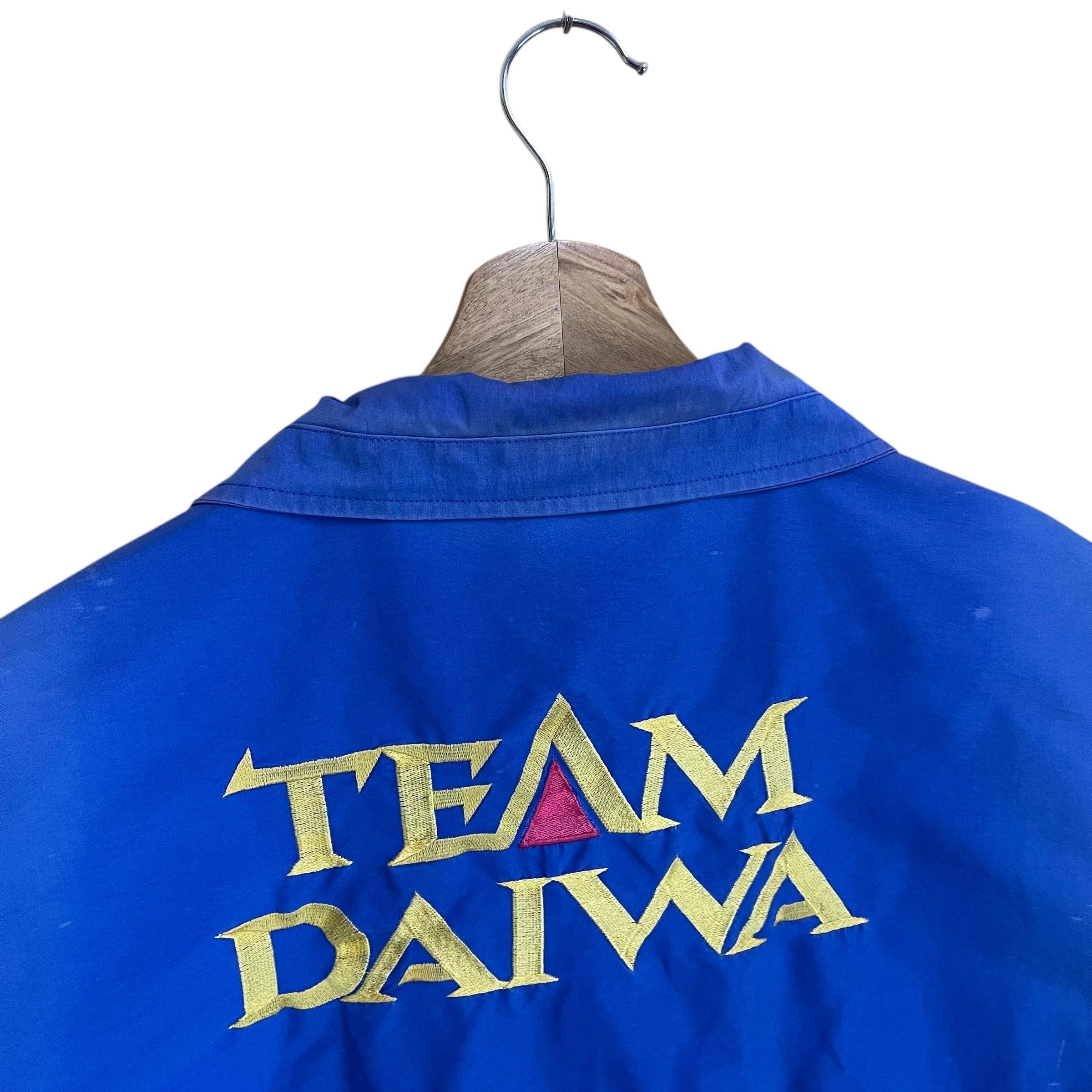 Pick!! Vintage 90s Team Daiwa Fishing Equipment Big Logo Zipper 
