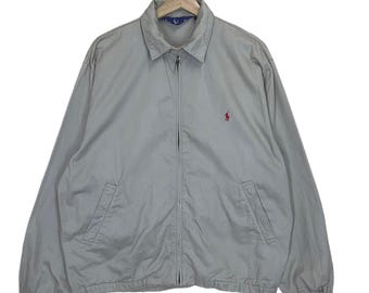 Rare Vintage 90s Polo Ralph Lauren Small Logo Harrington Jacket