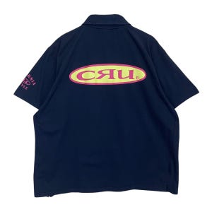 PICK!! Vintage 90&#39;s Cru Surfing Club Collar Shirts Cru Surfing Club Big Logo Tshirts Size XL