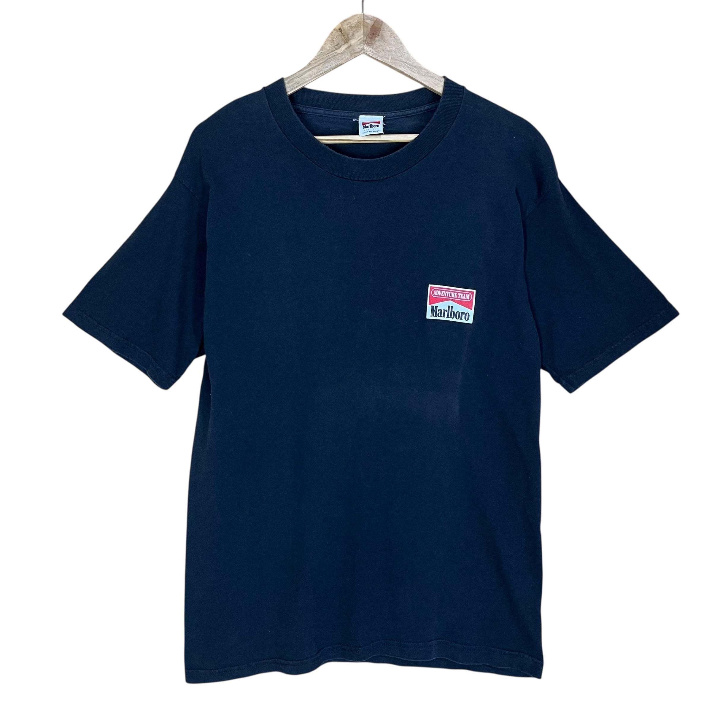 Pick!! Vintage Marlboro Adventure Team Big Logo Shortsleeve Tee