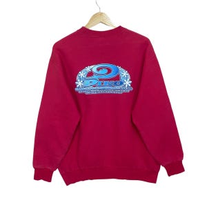 Pick!! Vintage 90’s Piko Surf Hawaiian Longboard Wear Crewneck Sweatshirt Piko Surf Sweater Piko Surf Big Logo Crewneck Sweatshirt Size M